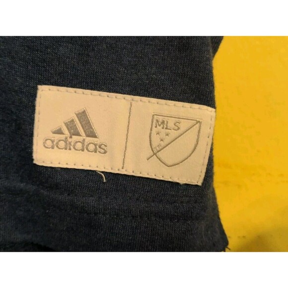 Adidas Women's Sporting Kansas City MLS Soccer Super Soft T-Shirt Navy/Gray Sz L - Picture 5 of 8